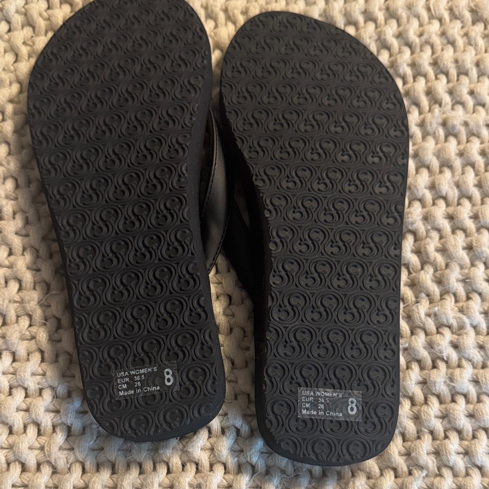 Cobian Women's Classic Black Sandals NWOT - Picture 2 of 2